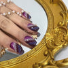 Semi-curing gel nail extensions