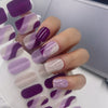 Purple White Glitter