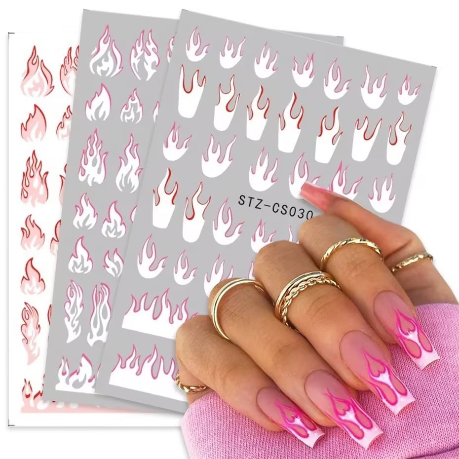 Nails Art Stickers 3D Self-Adhesive Nails Decals STZ-CS030