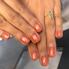Solid color short square nail